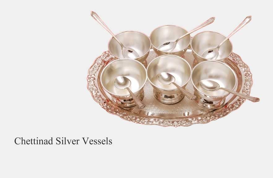 Chettinad Silver Vessels